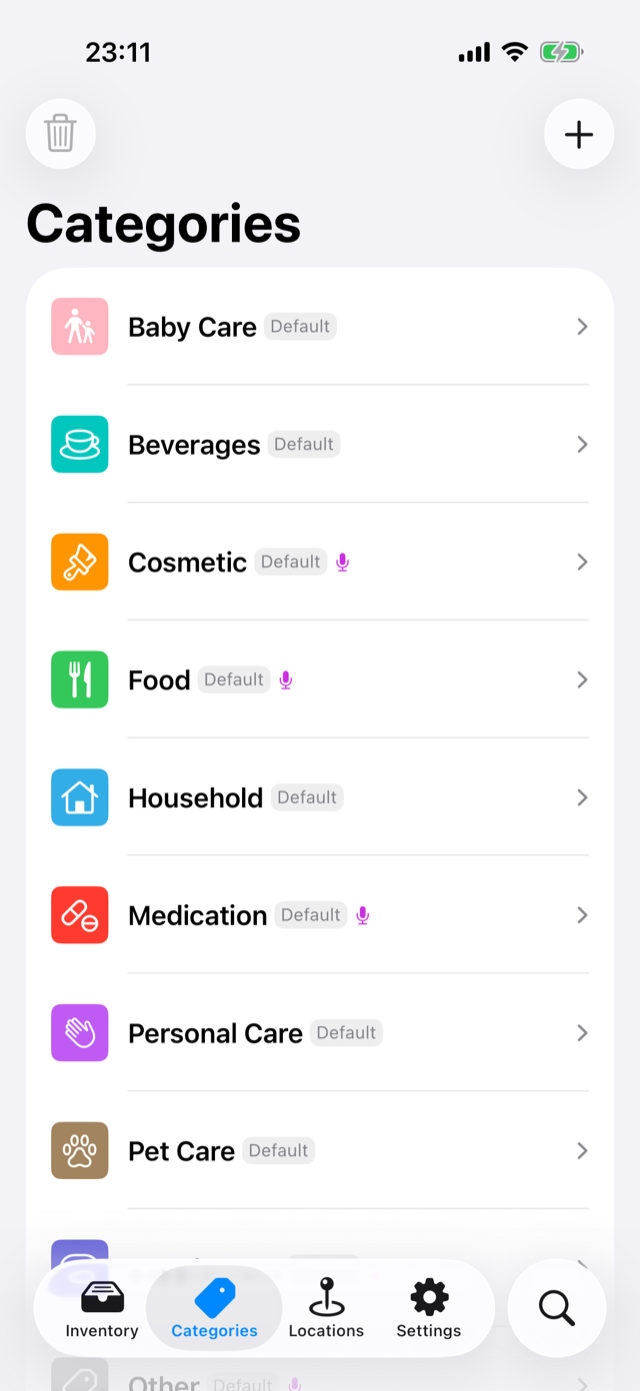 Categories